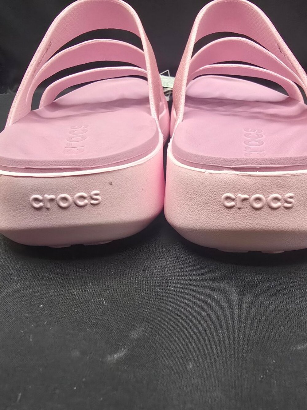 Crocs Getaway Glitter Strappy Sandals Women's size 9 - Picture 4 of 6